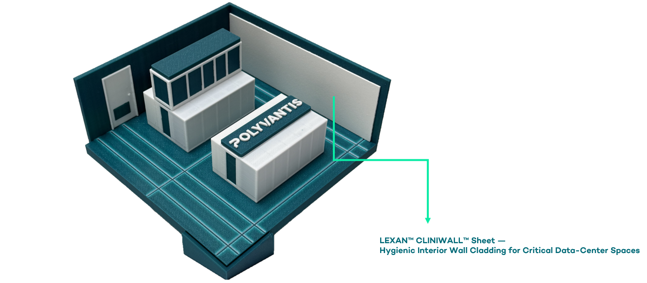 LEXAN CLINIWALL Sheet - Data Center image 2nd